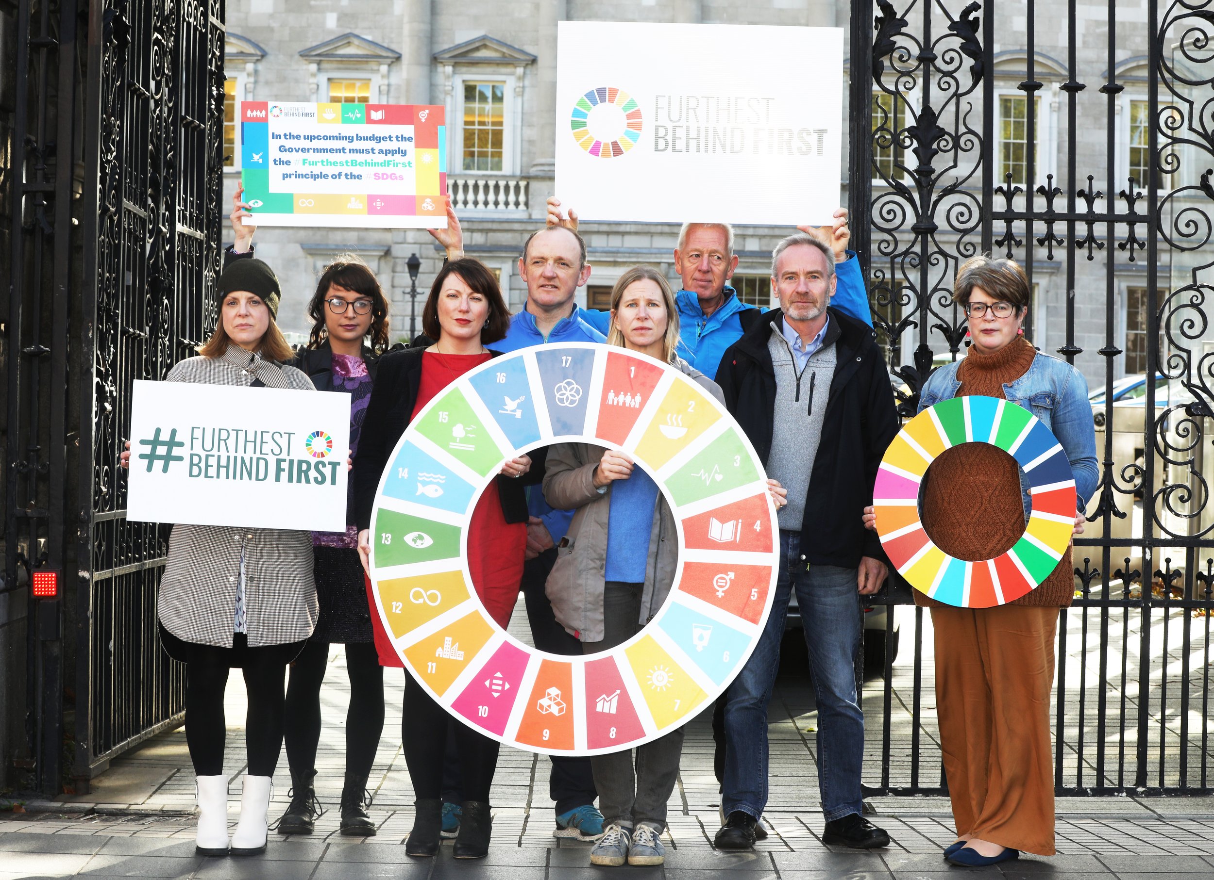Members of Coalition 2030 highlighting the need for #Budget2023 to reach the #FurthestBehindFirst