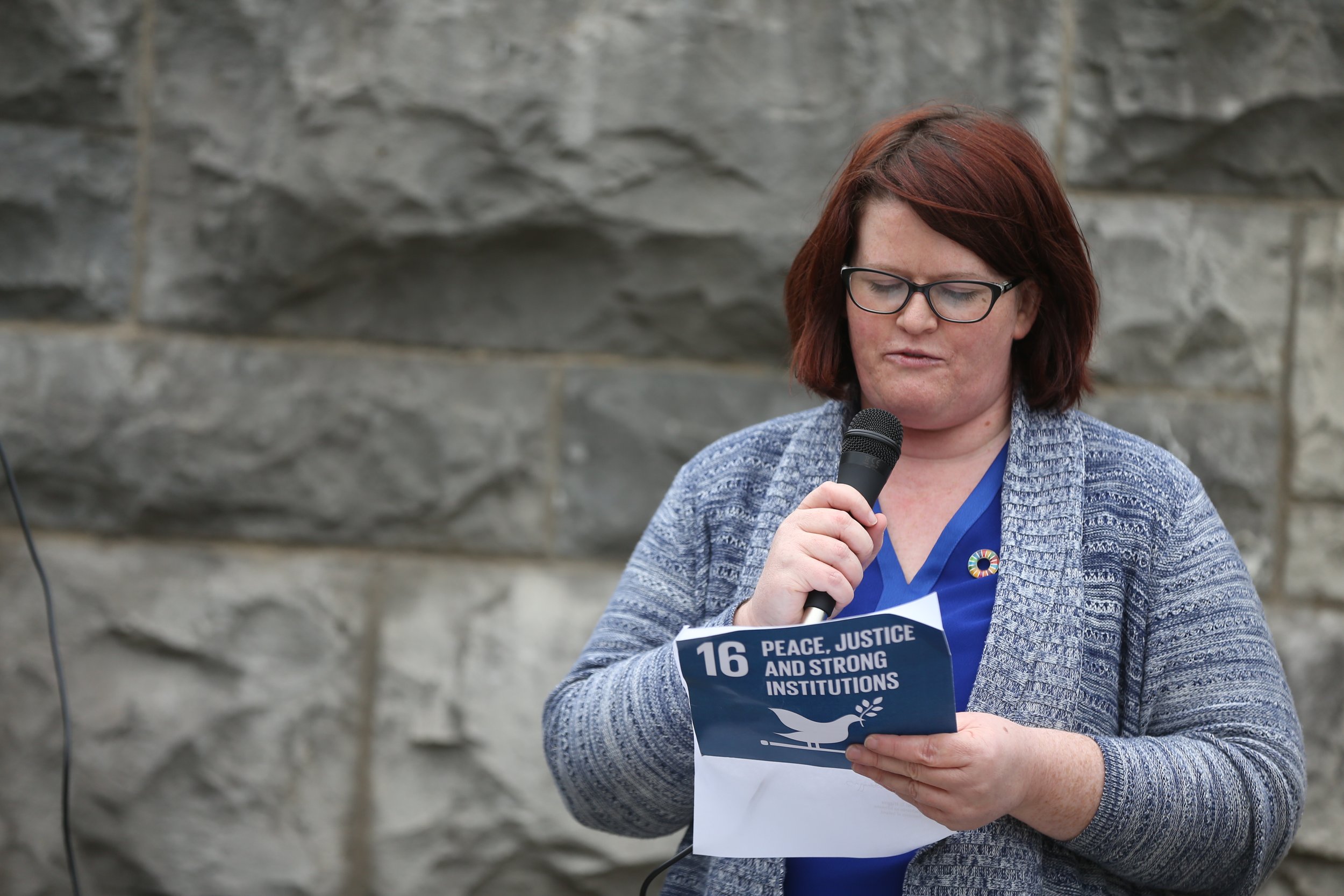 Valerie Duffy of the National Youth Council of Ireland (NYCI)