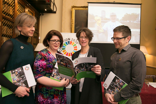 Coalition 2030 members at launch of Coalition 2030 2018 Report on the SDGs